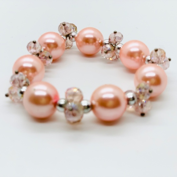 Peruvian Glass Bubble Bead Bracelet - Picture 2 of 3